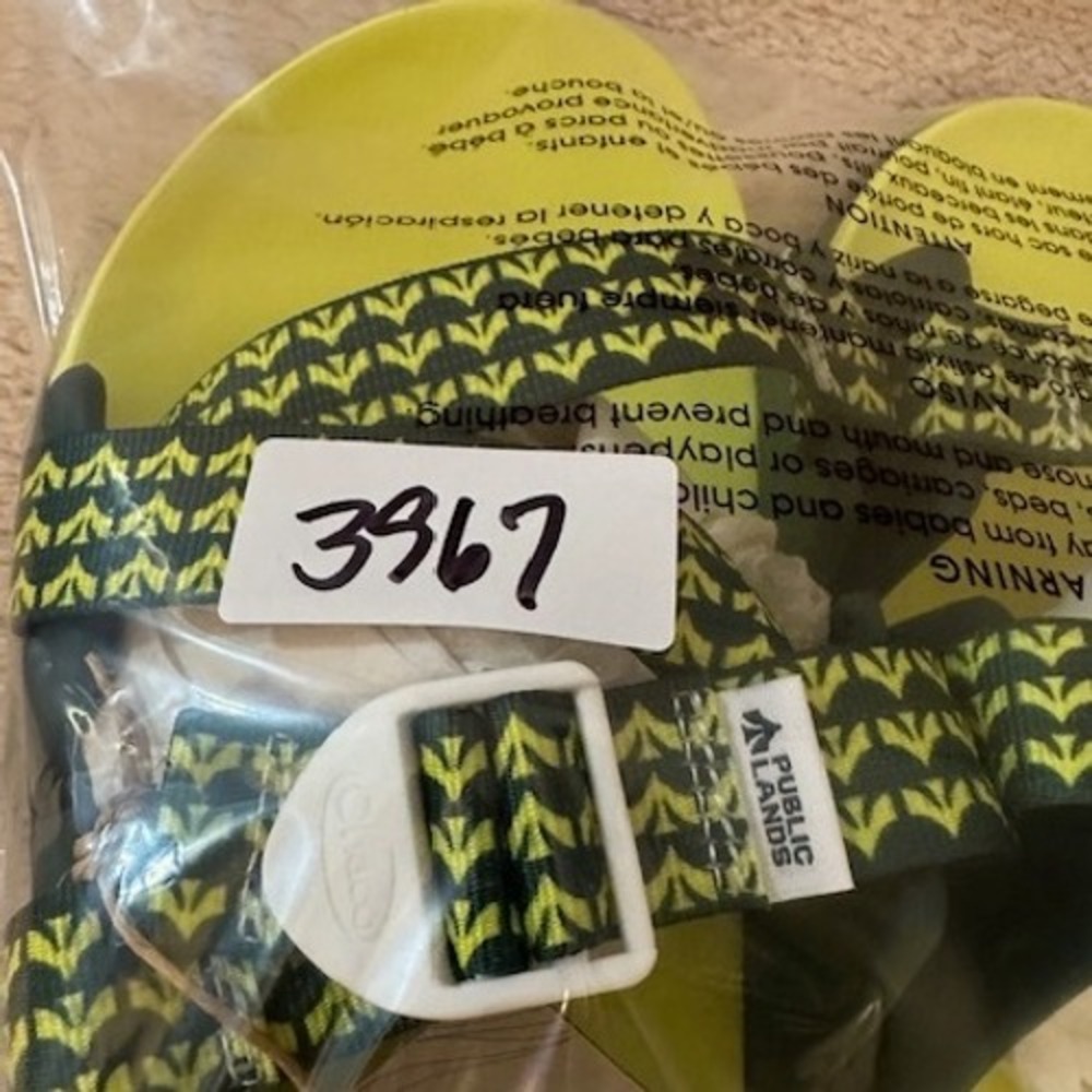 Chaco Black and Neon Green Sandals - Picture 8 of 8
